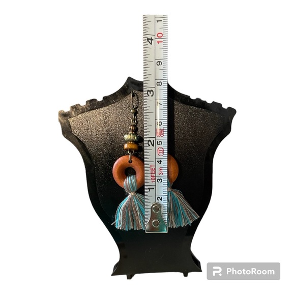 Turquoise and Brown Earrings (2/$12) - Picture 3 of 3